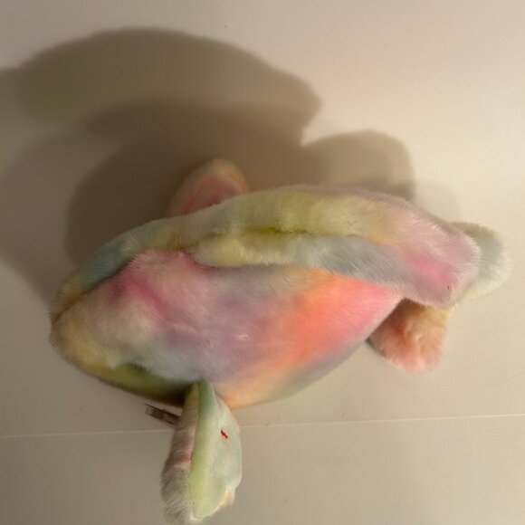 2000 TY Beanie Baby Buddy Coral The Fish Rainbow Tie Die stuffed animal - Picture 5 of 8